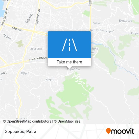 Συρράκου map