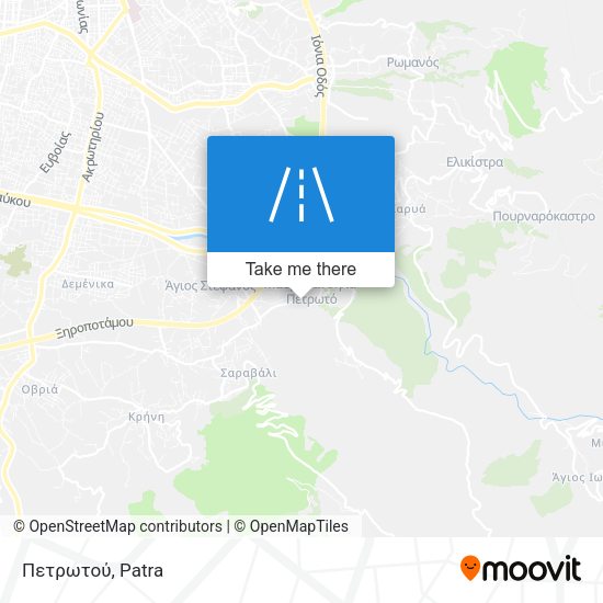 Πετρωτού map