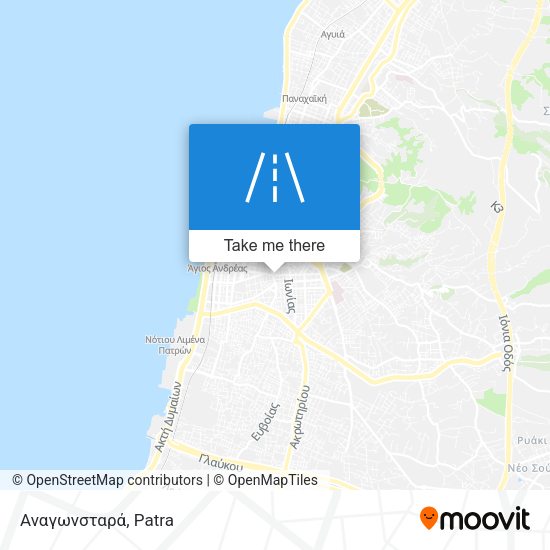 Αναγωνσταρά map