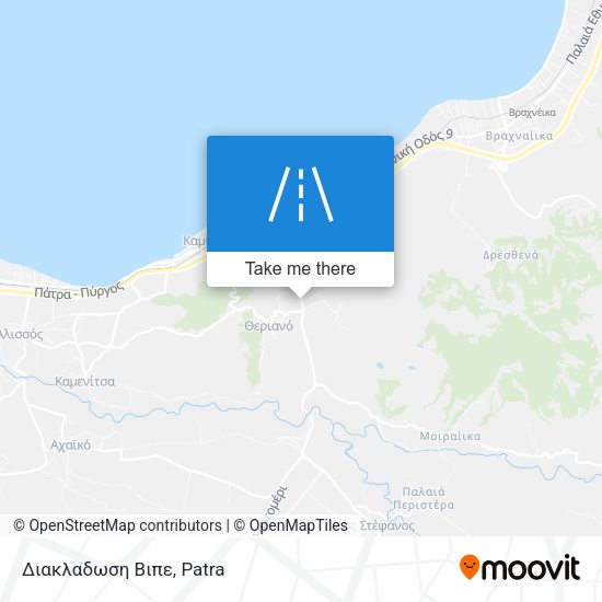 Διακλαδωση Βιπε map