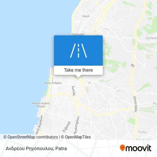 Ανδρέου Ρηγόπουλου map