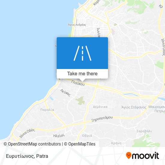 Ευρυτίωνος map