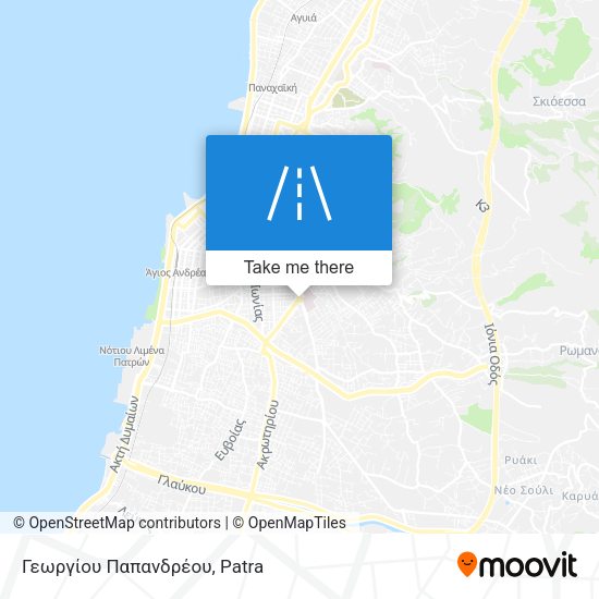 Γεωργίου Παπανδρέου map