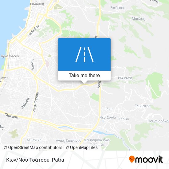 Κων/Νου Τσάτσου map