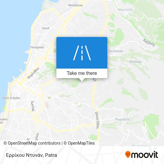 Ερρίκου Ντυνάν map