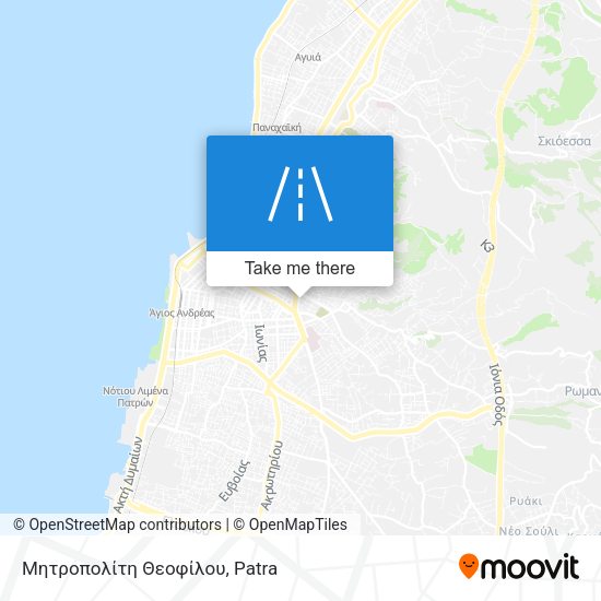 Μητροπολίτη Θεοφίλου map