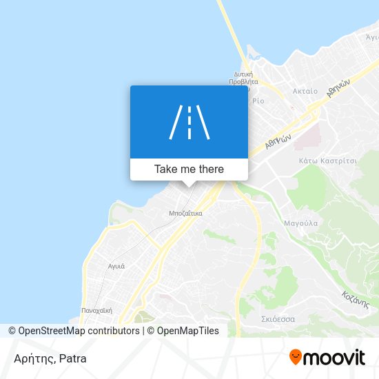 Αρήτης map