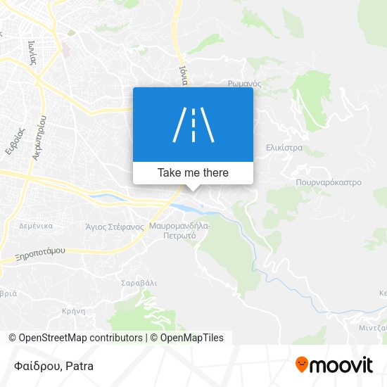 Φαίδρου map