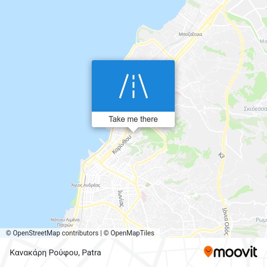Κανακάρη Ρούφου map