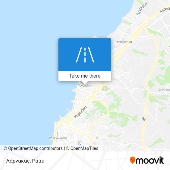 Λάρνακας map