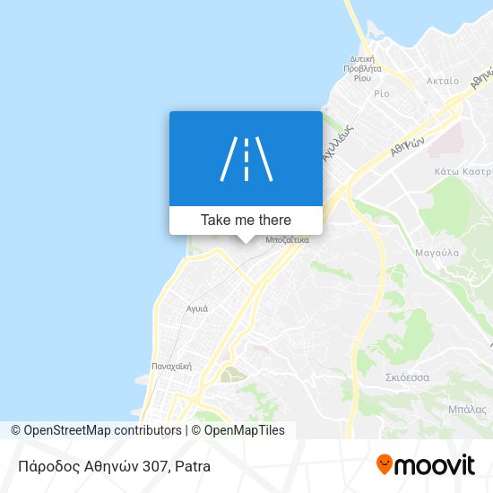 Πάροδος Αθηνών 307 map