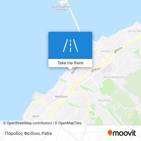 Πάροδος Φειδίου map