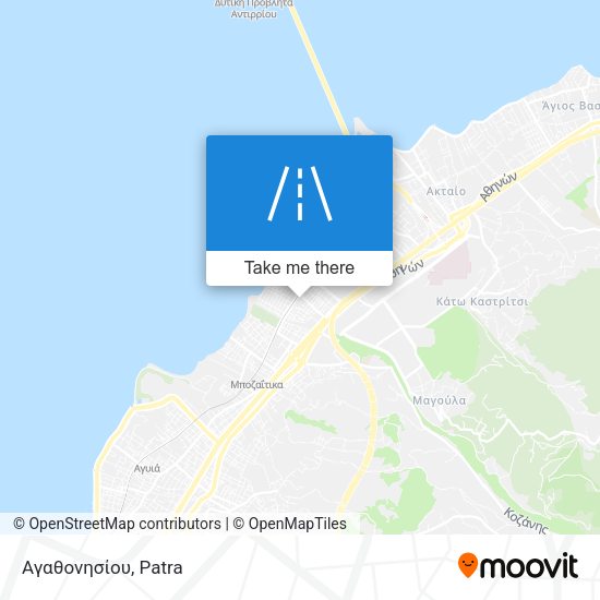 Αγαθονησίου map
