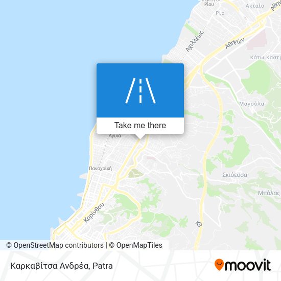 Καρκαβίτσα Ανδρέα map