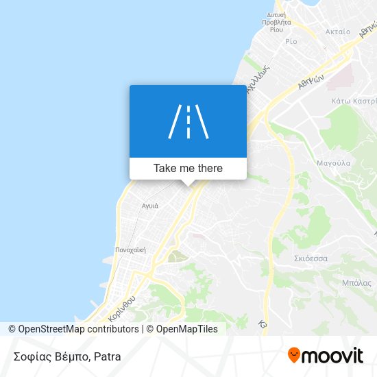 Σοφίας Βέμπο map