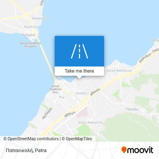 Παπανικολή map