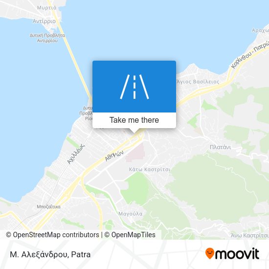 Μ. Αλεξάνδρου map