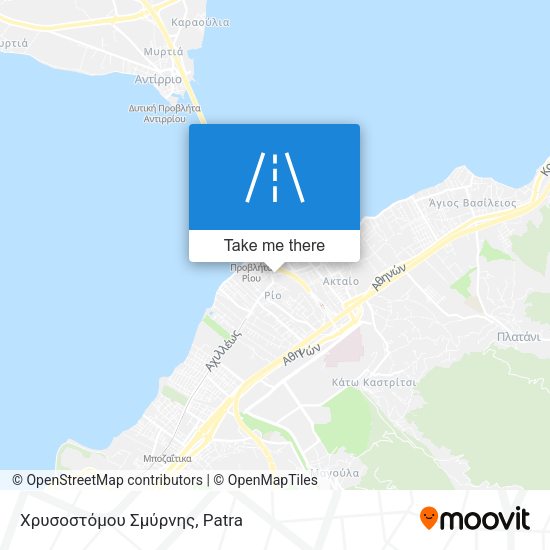 Χρυσοστόμου Σμύρνης map