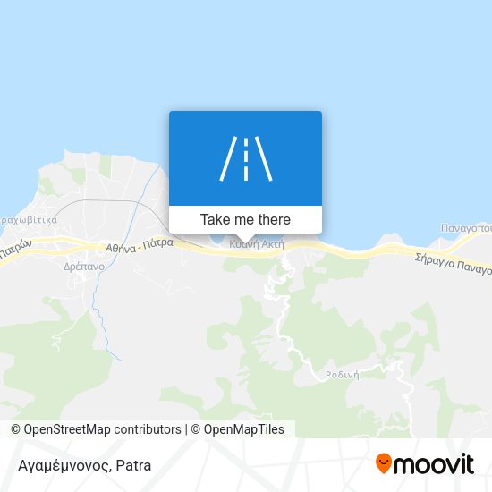 Αγαμέμνονος map