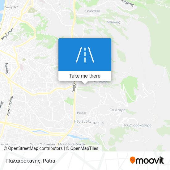 Παλαιόστανης map