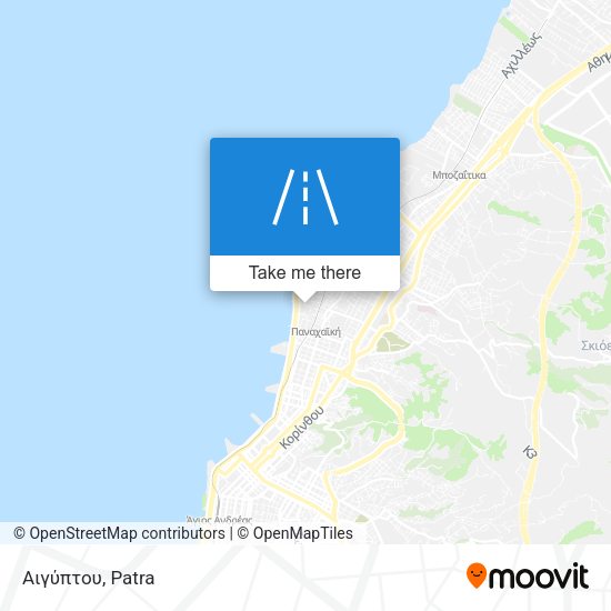 Αιγύπτου map