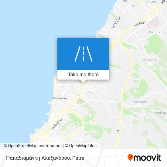 Παπαδιαμάντη Αλέξανδρου map