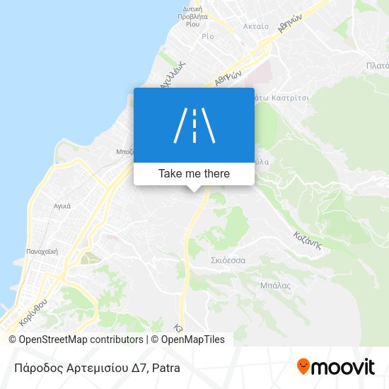 Πάροδος Αρτεμισίου Δ7 map