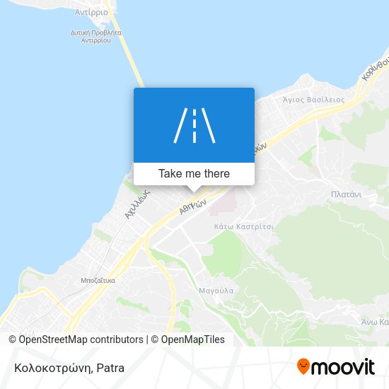 Κολοκοτρώνη map
