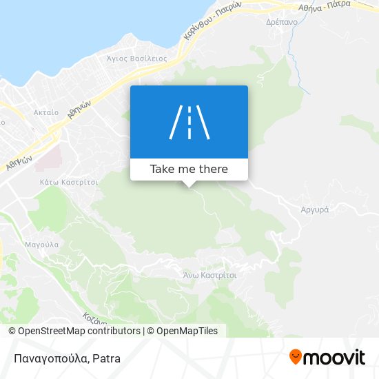 Παναγοπούλα map