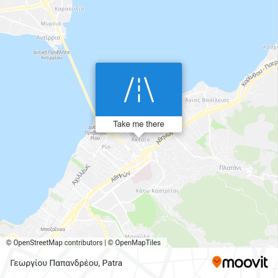 Γεωργίου Παπανδρέου map