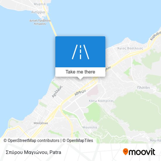 Σπύρου Μαγιώνου map