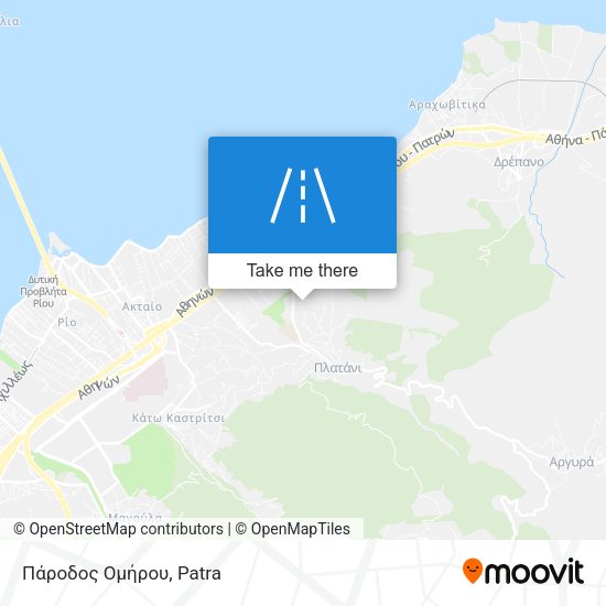 Πάροδος Ομήρου map
