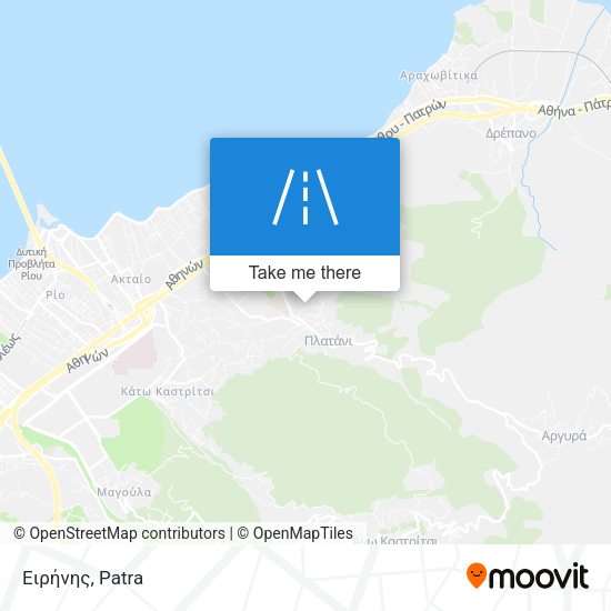 Ειρήνης map