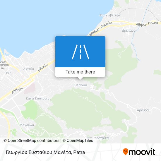 Γεωργίου Ευσταθίου Μανέτα map