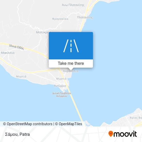 Σάμου map