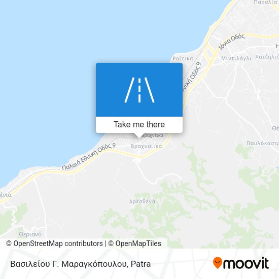 Βασιλείου Γ. Μαραγκόπουλου map