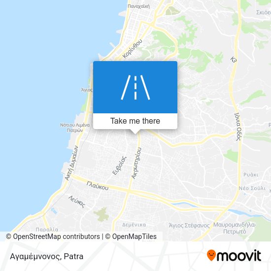 Αγαμέμνονος map