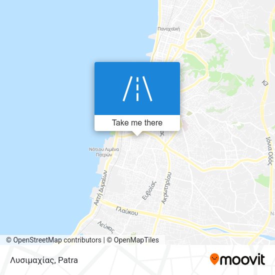 Λυσιμαχίας map