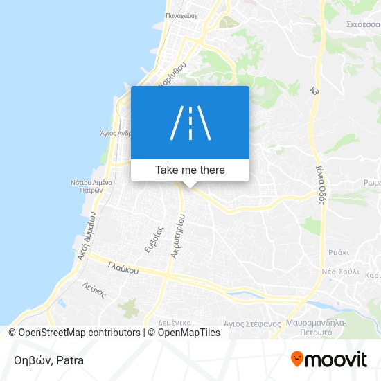 Θηβών map