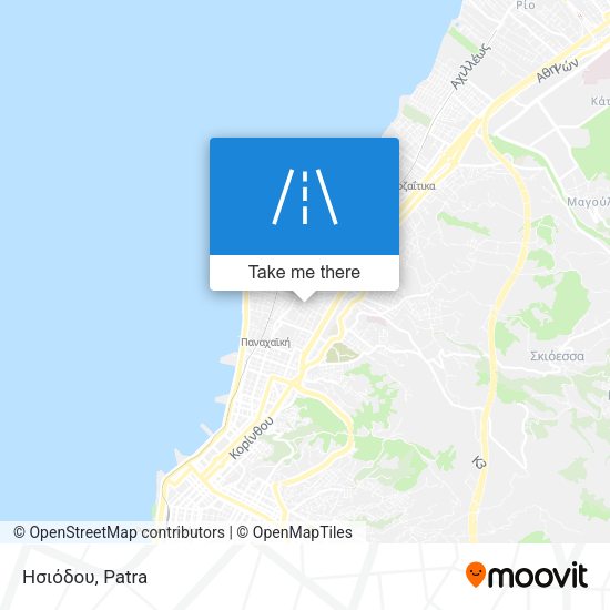 Ησιόδου map