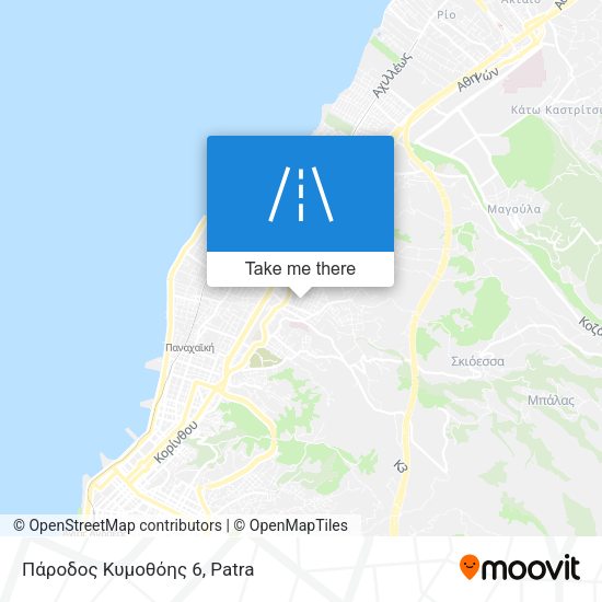 Πάροδος Κυμοθόης 6 map
