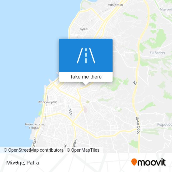 Μίνθης map