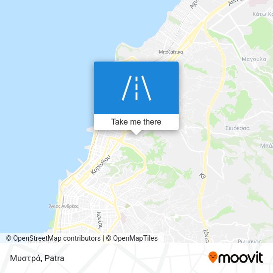 Μυστρά map