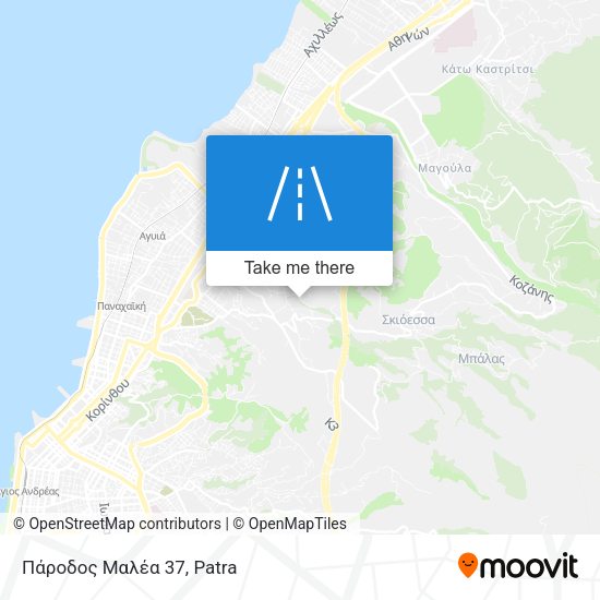 Πάροδος Μαλέα 37 map