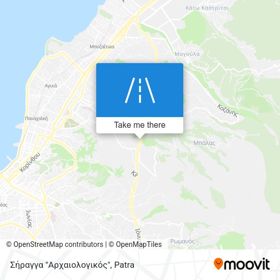 Σήραγγα "Αρχαιολογικός" map