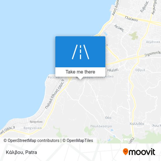 Κάλβου map
