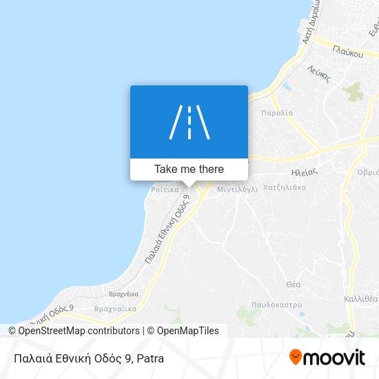 Παλαιά Εθνική Οδός 9 map