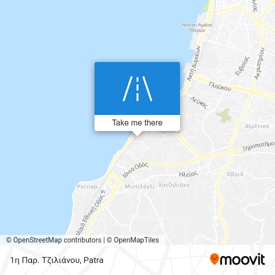 1η Παρ. Τζιλιάνου map