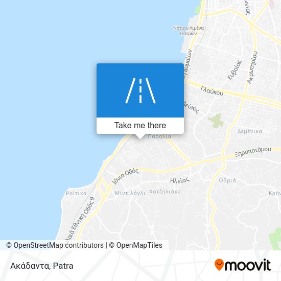 Ακάδαντα map