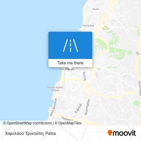 Χαριλάου Τρικούπη map